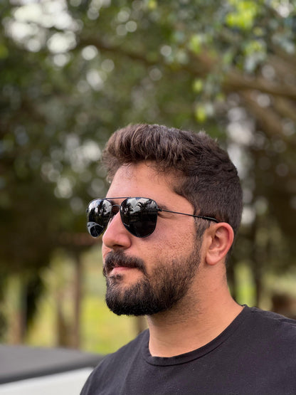 Óculos de Sol Trem Que Voa Preto