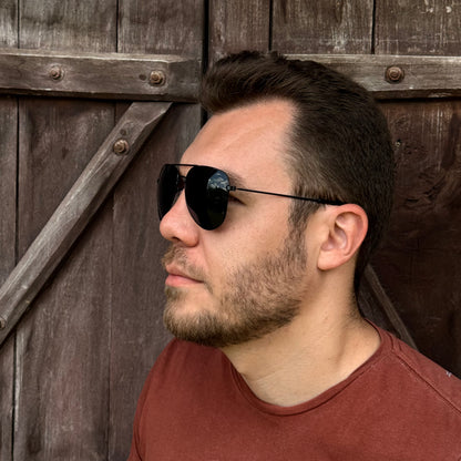 Óculos de Sol Trem Que Voa Preto