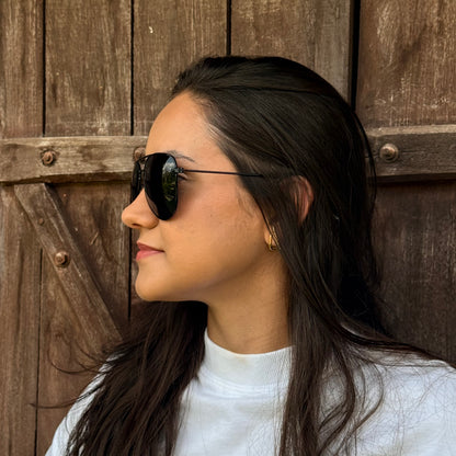 Óculos de Sol Trem Que Voa Preto