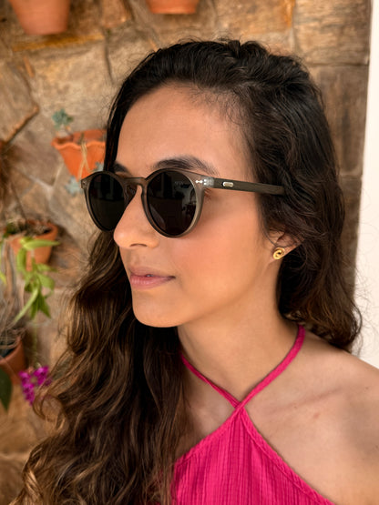 Óculos de Sol Beaga Fosco Polarizado Pequeno